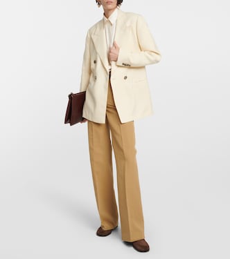 Blazer doppiopetto Aurora in lino e lana | Loro Piana