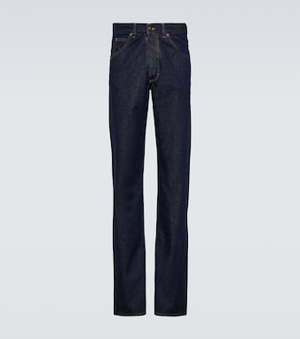 Jeans rectos de tiro medio | Maison Margiela