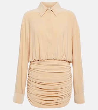 Shirred minidress | Norma Kamali