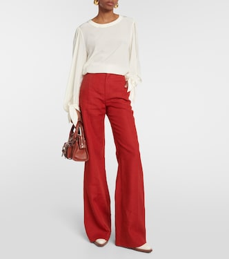 Blusa in crêpe de chine | Chloé