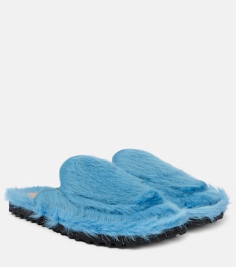Slippers in cavallino | Dries Van Noten