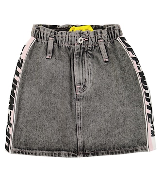 Jupe en jean à logo | Off-White Kids