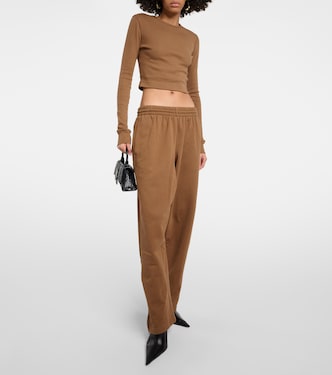 x Hailey Bieber pantalones deportivos de algodón | Wardrobe.NYC