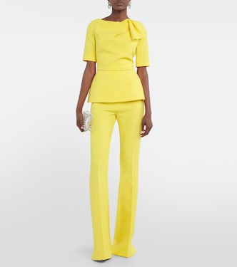 Halluana high-rise flared pants | Safiyaa