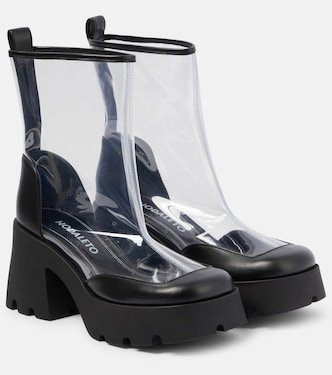 Stivaletti Bulla Rainy in PVC con pelle | Nodaleto