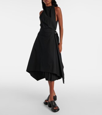 Robe portefeuille Yoko en coton mélangé | Proenza Schouler