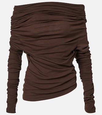 Bound cotton-blend minidress | Entire Studios