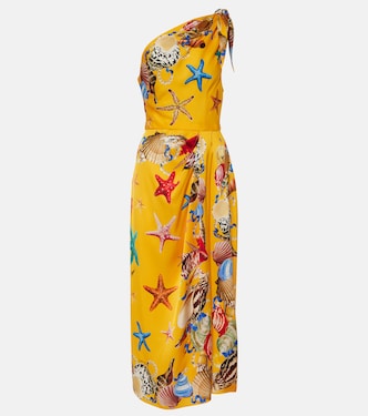 Vestido midi Capri de mezcla de seda | Dolce&Gabbana