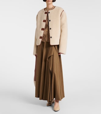 Cable-knit cashmere cardigan | Loro Piana