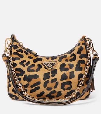 Sac Re-Edition Small en cuir façon poulain | Prada