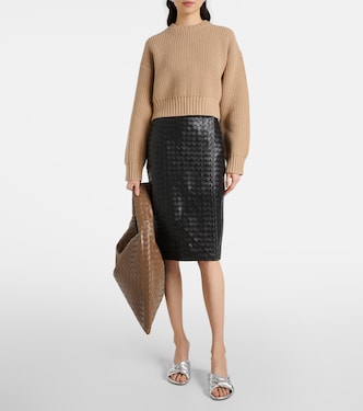 Cropped wool and cashmere sweater | Bottega Veneta