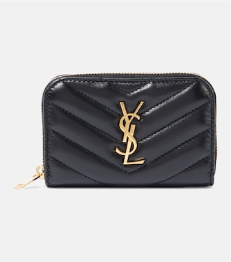 Portamonete Cassandre in pelle matelassé | Saint Laurent