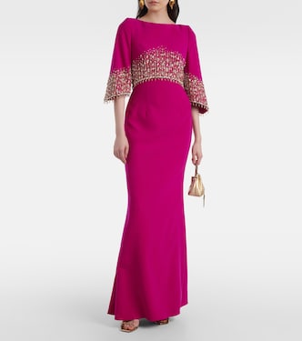 Robe longue Electra à ornements | Jenny Packham