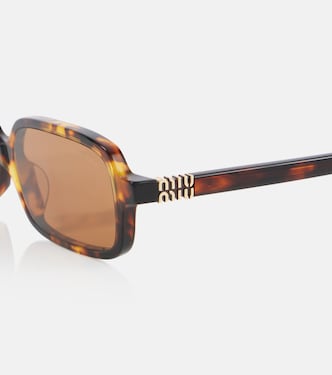 Miu Regard rectangular sunglasses | Miu Miu