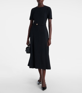 Double G belted midi dress | Gucci