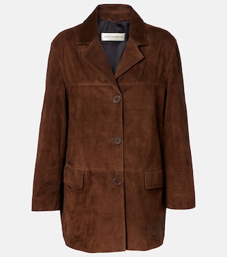 Gotham suede coat | Nour Hammour