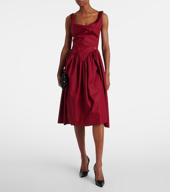 Sunday draped cotton bustier dress | Vivienne Westwood