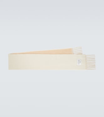 Fringed alpaca and wool-blend scarf | Acne Studios