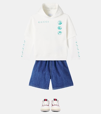 Sudadera con capucha de algodón | Gucci Kids