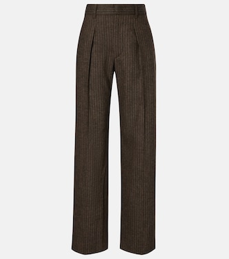 Lisetta chalk stripe wide-leg suit pants | Isabel Marant