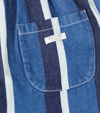 Theoule striped denim cargo pants | Donsje