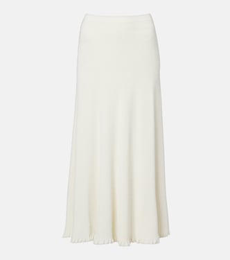 White Label Stina ribbed-knit midi skirt | Proenza Schouler
