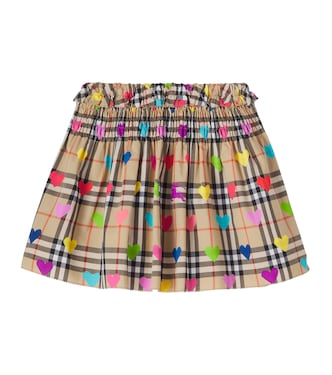 Burberry Check printed cotton skirt | Burberry Kids