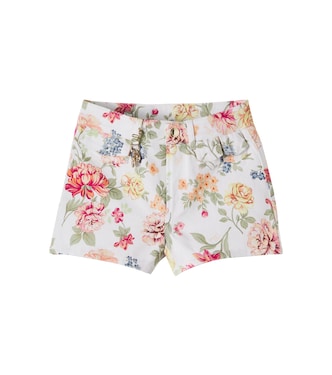 Floral cotton shorts | Chloé Kids