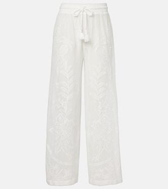 Bestickte Hose Nina aus Baumwolle | Farm Rio