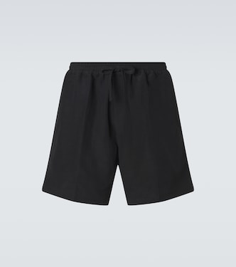 Julian linen and silk Bermuda shorts | Umit Benan