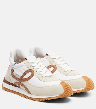 Ballet Runner 2.0 suede-trimmed sneakers | Loewe