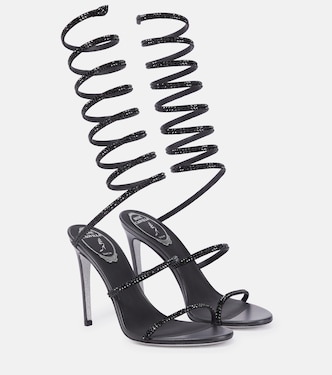Sandalias Cleo de piel adornadas | Rene Caovilla