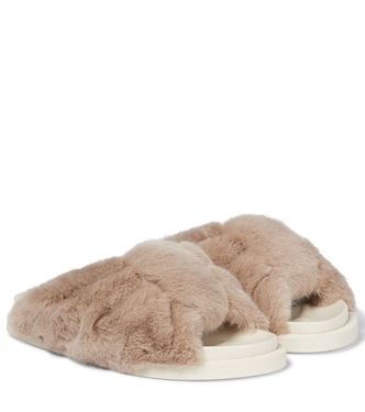 Sandali in pelliccia sintetica | Simone Rocha