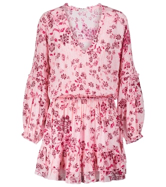 Ilona floral minidress | Poupette St Barth