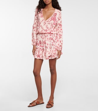 Ilona floral minidress | Poupette St Barth