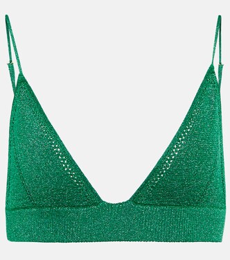 Metallic knit bralette | Dodo Bar Or