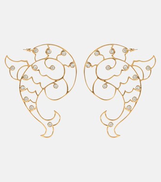 Orecchini decorati con cristalli Swarovksi | Pucci