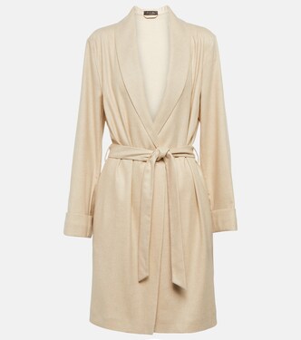 Bovisa cashmere-blend flannel robe | Loro Piana