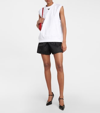 Top aus Baumwoll-Jersey | Prada