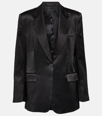 Boyfriend silk charmeuse blazer | Nili Lotan