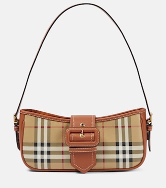 Borsa a spalla Burberry Check in canvas | Burberry