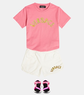 T-Shirt aus Baumwoll-Jersey | Versace Kids