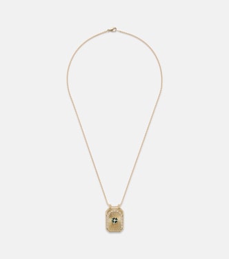 Collana Clover in oro 18kt con diamanti | Marie Lichtenberg