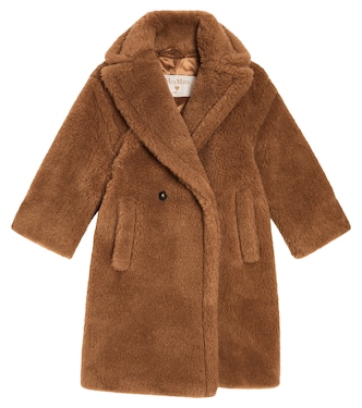Teddy Bear Icon camel hair and silk coat | Max Mara Kids