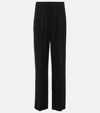 Pantalones anchos plisados de tiro alto | CO