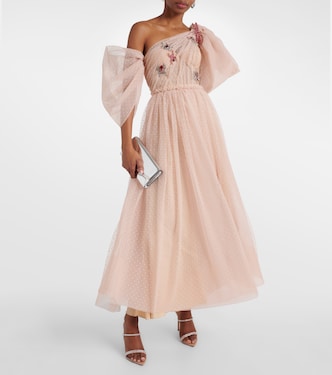 Embellished tulle maxi dress | Erdem