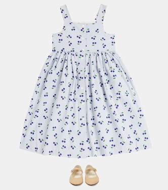 Laly printed cotton dress | Bonpoint