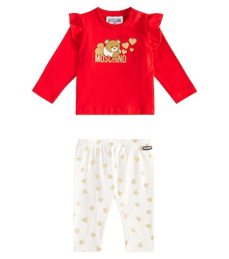 Baby - Top e pantaloni in jersey | Moschino Kids