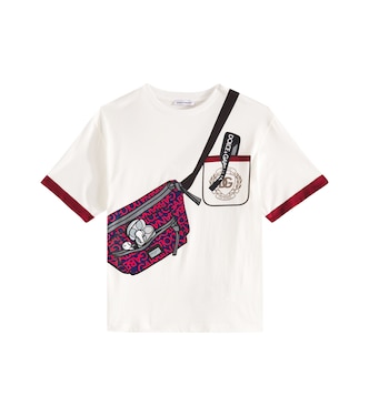 Printed cotton jersey T-shirt | Dolce&Gabbana Kids