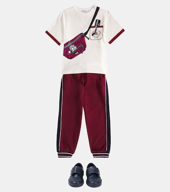 Printed cotton jersey T-shirt | Dolce&Gabbana Kids